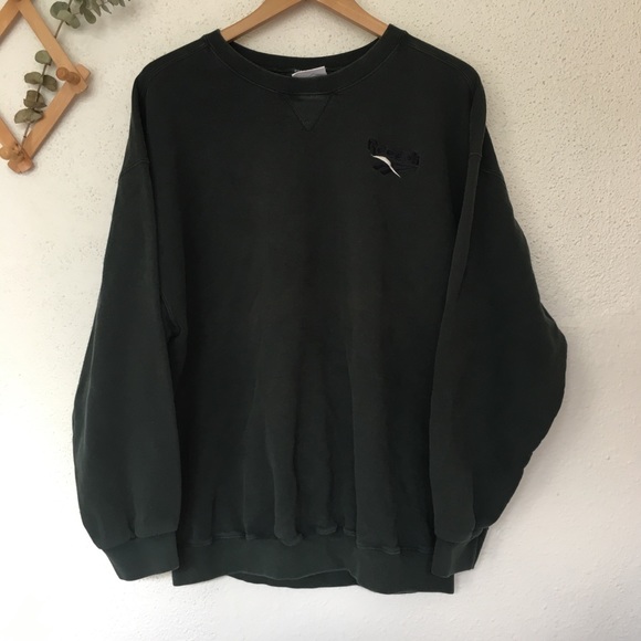 Vintage Sweaters - VTG Reebok Crew-Neck
